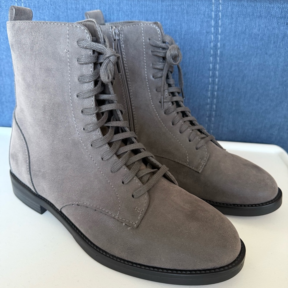 NWOT MIA Lace-Up Ankle Booties